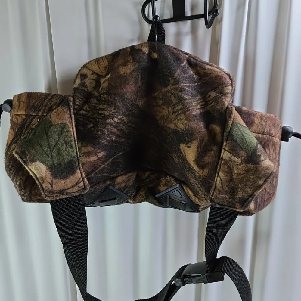 Camo Fanny Pack Adjustable Double Water Bottle Pockets 2 Compartment Zippered‎